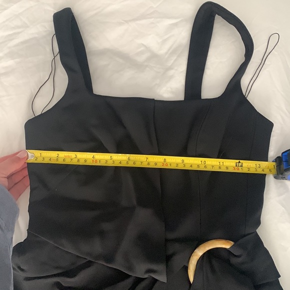 Acler Maine Draped Midi Dress with Ring Detail - Picture 12 of 13